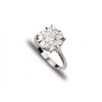 Mirage classic ring - 0.5 carat look