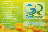 GeoRevive - Water retaining material with added nutrients