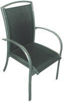 aluminum frame textilene stacking chair