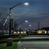 100W High Output LED Street Lighting, 10000lm, 6000K Daylight White