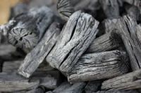 100% Natural Lump hardwood charcoal for Barbecue (BBQ).