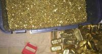 Gold Bar, Gold Nuggent and Gold Dust