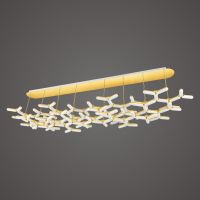 Gold Led Snowflakes Shape Ceiling Lights