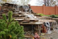 Garden waterfall