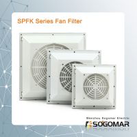 ventilation plastic fan filter and metal finger guard
