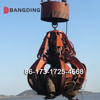 Electro-Hydraulic Orange Peel Grab bucket for ship loading