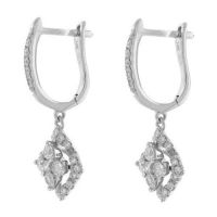 Diamond Dangle Earrings 1.2...