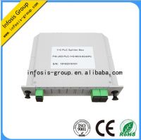 1*2 fiber optical plc splitter box