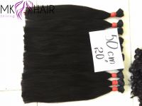 bulk double drawn hair 50cm