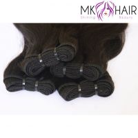 weft double drawn - black straight - 50cm