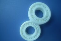 rubber seal cable pulley bearing PA66/POM/Nylon plastic coated wheel/sliding door roller bearing