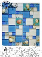 gorgeous factory wholesale blue crystal glass mosaic tile