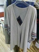 100% Cashmere Cardigan Women Sweater Intarsia