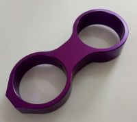 purple anodized cnc machining turning aluminum rapid prototyping partsGT17-A-018