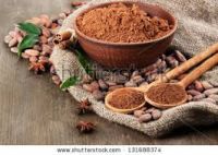 Natural powdered cocoa