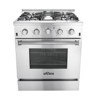 Thor kitchen 30&amp;quot; Gas Range Stainless Steel Freestanding Professional Style HRG3026U