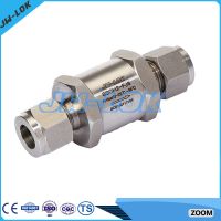 High pressure no return valve with high quality