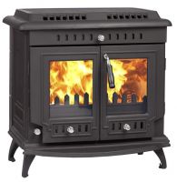 double door Wood burning free standing cast iron stove fireplace for sale WM703A