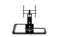 Iron tv stands with bracket  glass plasma tv stand