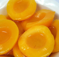 Organic yellow Peaches in syrup