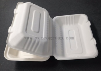 Environmentally Sugarcane Pulp Take Away Food Container