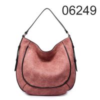 Blue Stylish Hobo Pu Leather Bag-06323
