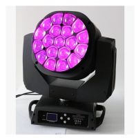 changeable emitting color 17 channel 19*15w big bee eye 4in1 rgbw moving head light