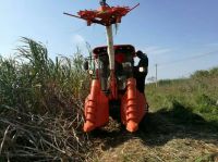 Whole stalk type combine sugarcane harvesting machine/min sugar cane harvester