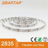 CE RoHS Flexible cuttable  DC12V 2835 LED tape 60leds/m strip light