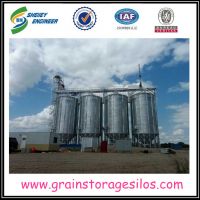 400tons corn soybean storage steel silos in Canada