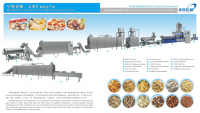 Factory price corn flakes processing line
