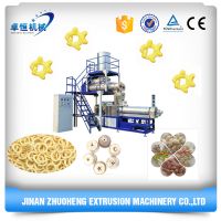 complete puffed snacks processing machine line