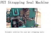 PET strapping seal   clip   machine