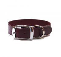 Rolled Leather Dog Collar, Martingale Dog Collar 