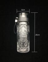 Anti-broken High Borosilicate Glass Water Bottle