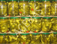 Pickled gherkins