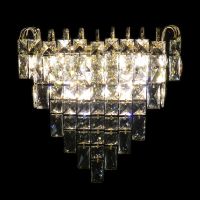 Classic Crystal Wall Light 110v 220v 12v 24v Wall Sconce Glasses Parts Decorative Vintage Crystal Wall Lamp