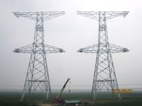 Power transmission angle steel tower