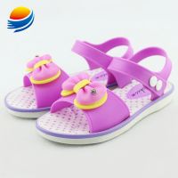 Cute Bow Front PVC Children Sandals