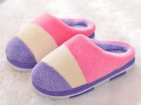 winter high quality soft fur unisex home slippers