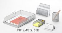 Metal Mesh Stationery Office Set(5PCS SET)