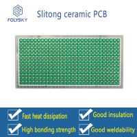 Slitong ceramic PCB circuit board / ceramic circuit board hole filling