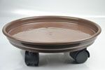 Flower pot tray/.Moving flower pot tray/Flower pot tray with wheels