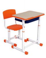 Plastic School desk / training desk with multiply laminate top