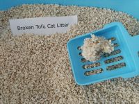 Broken cat litter