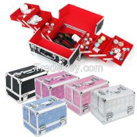 Professional aluminum makeup case jewelry display cases JH07