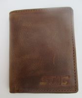 STAG Genuine Crazy Horse Leather Bifold Wallet