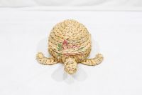 New design Water hyacinth tray turtle shape, animal basket for home decor-SD10747A-1NA