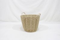 Household Handwoven Paper Rope Basket - CH4411A-1BR