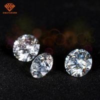 2017 oversea hotsells sparkle white round brilliant cut jewelry loose moissanite gemstone